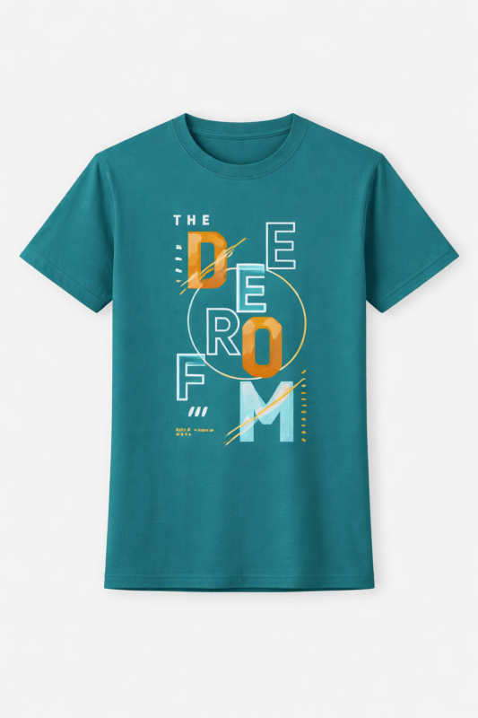 Stylish Typography Print T-Shirt