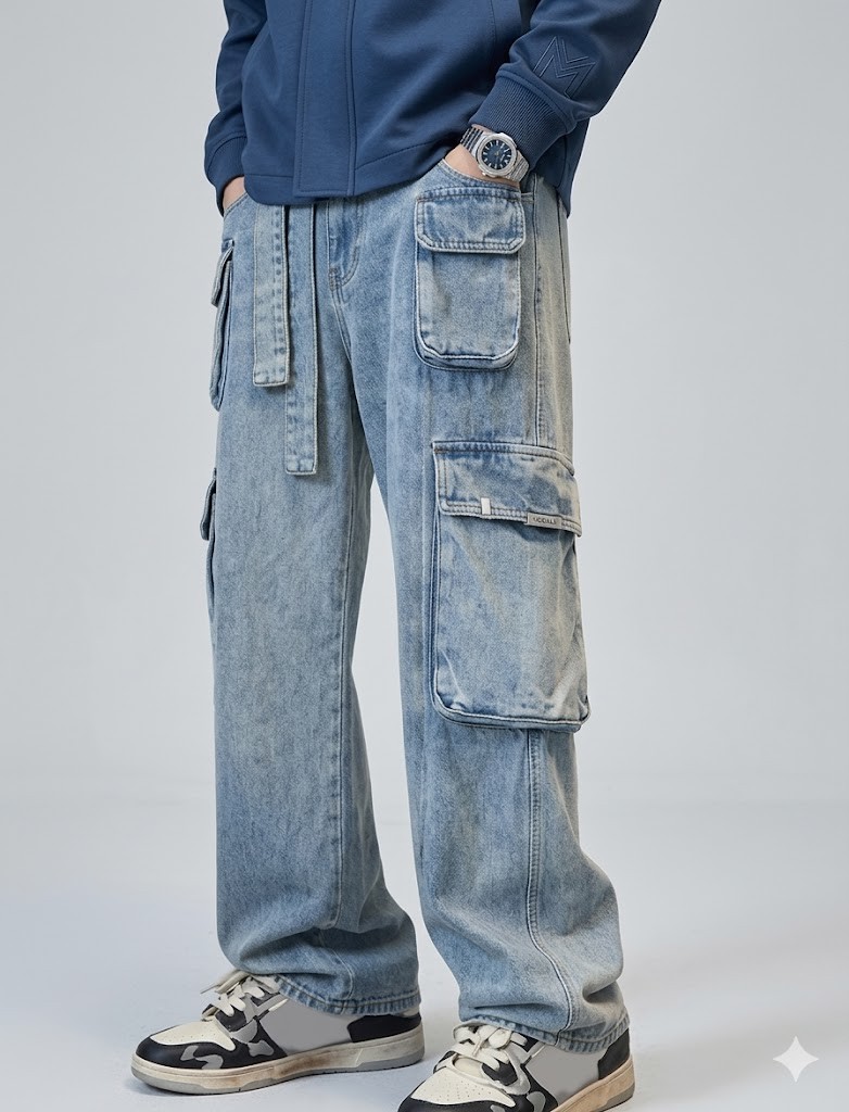 Stretch Fit Casual Jeans