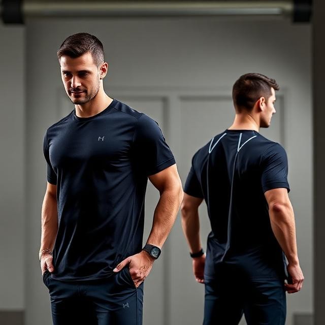 Men's Breathable Workout T-Shirt