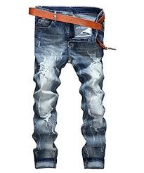 Men's Vintage Style Denim Jeans