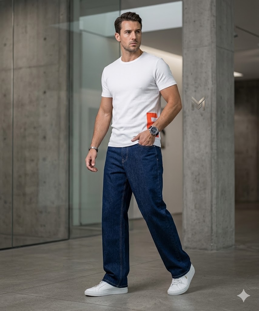 Premium Blue Denim Jeans
