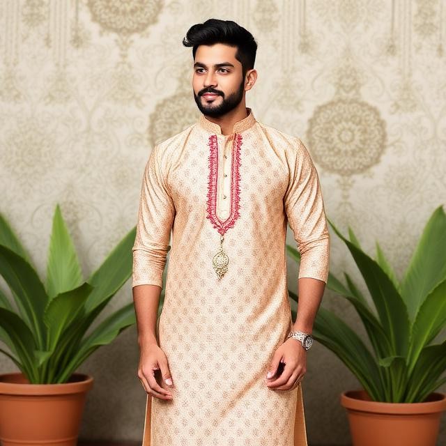 Men's Pathani Style Kurta