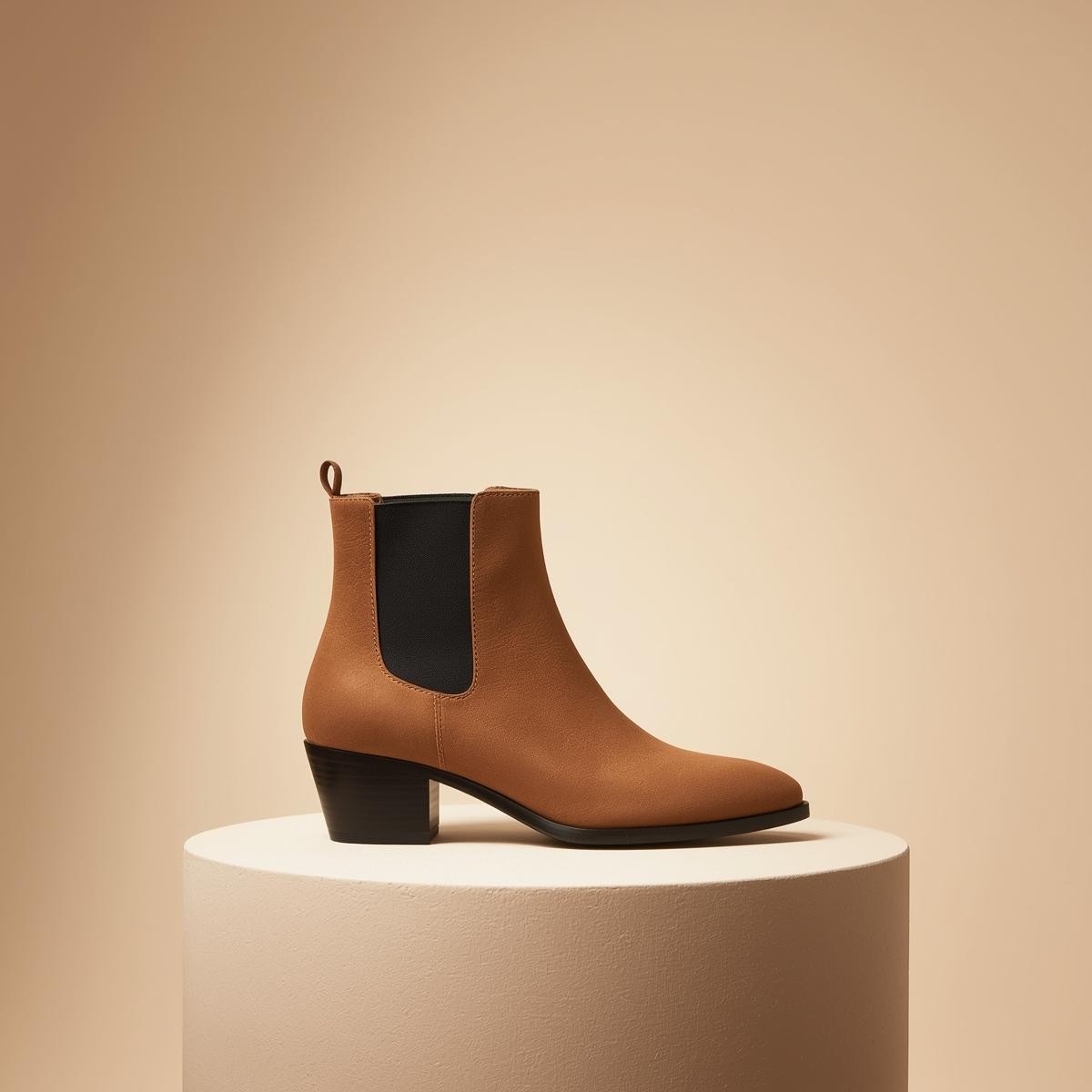 Classic Tan Chelsea Ankle Boots