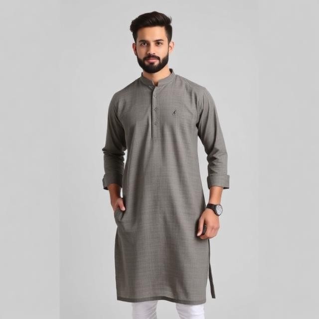 Men's Classic Cotton Kurta