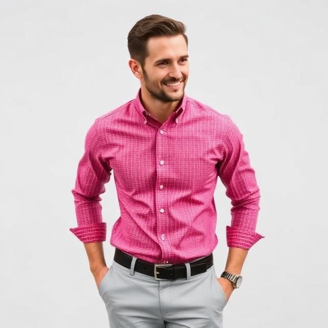 Men's Modern Fit Dress Shirt