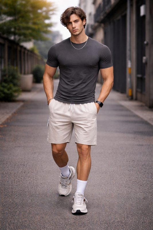 Minimalist Plain Cotton T-Shirt