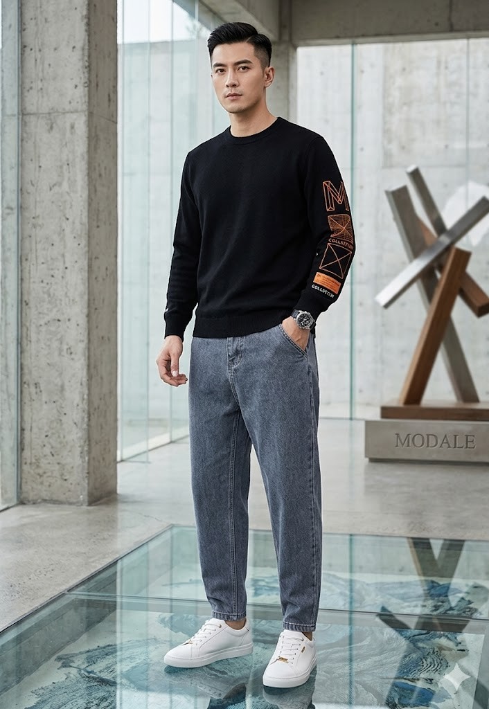 Men's Tapered Fit Jeans
