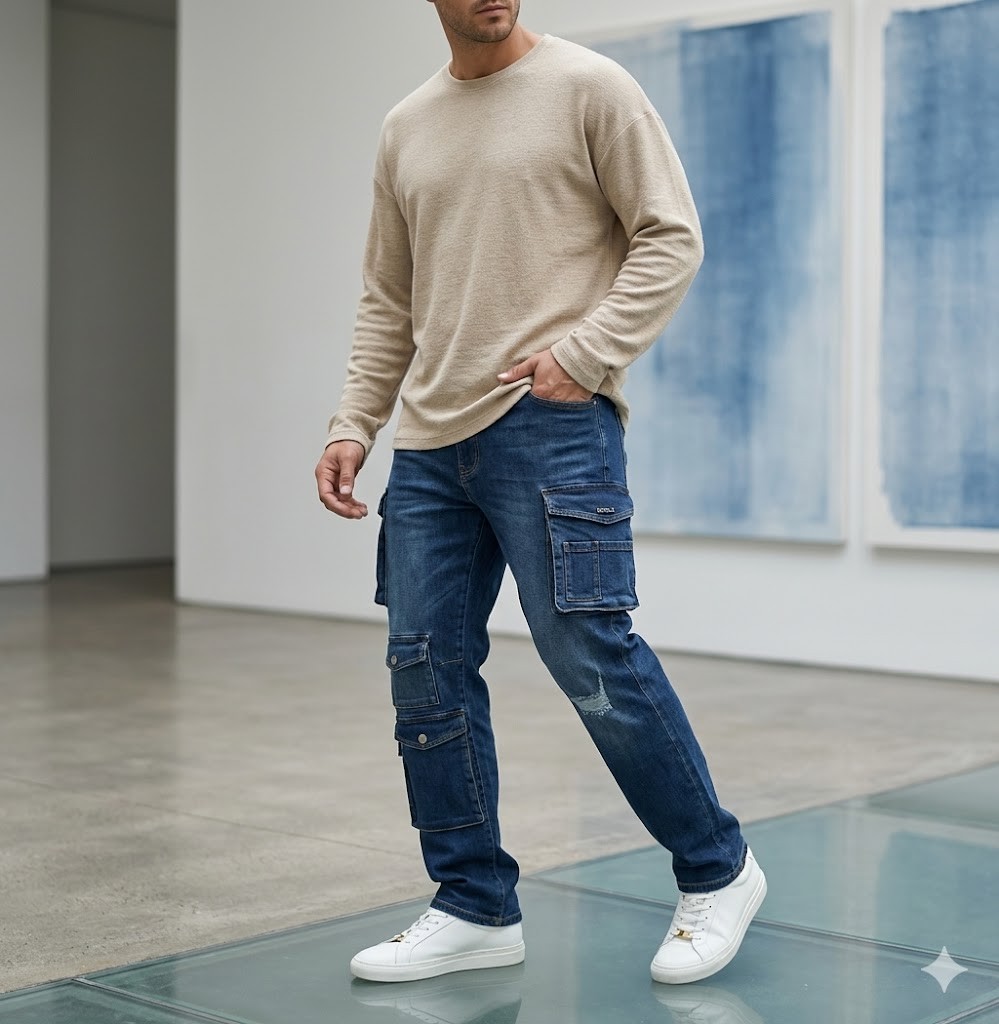 Men's Relaxed Fit Denim Jeans