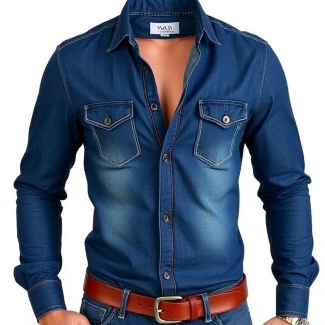 Men's Denim Casual Shirt